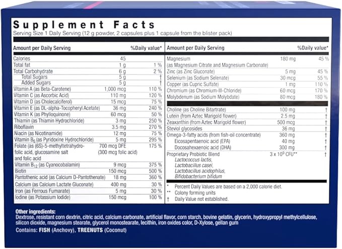 Orthomol Natal, Prenatal Nutritional Support for Fertility, Pregnancy and Lactation, Comprehensive Vitamins, Minerals & Essential Nutrients 30 Count (Pack of 1)