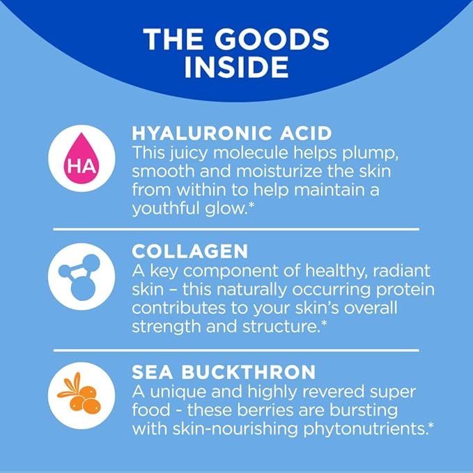 OLLY The Essential Prenatal Gummy Multivitamin, 30 Day Supply (Gummies), Sweet & Glowing Skin Gummy, 25 Day Supply (50 Count), Plump Berry, Hyaluronic Acid, Collagen