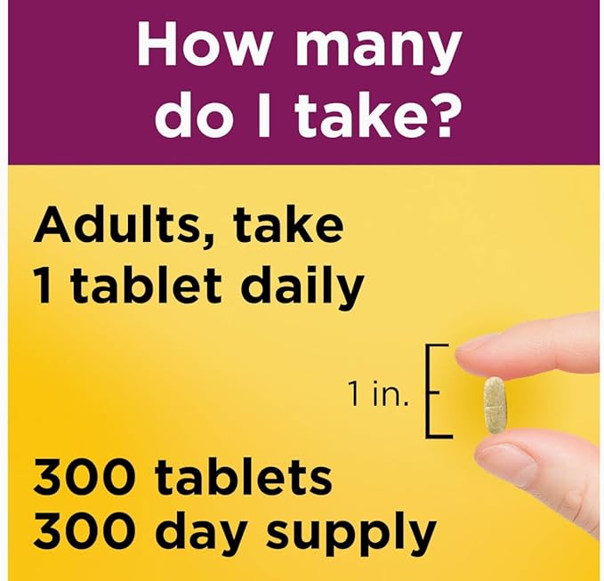 Nature Made Women's Multivitamin Tablets, 300 Count for Daily Nutritional Support