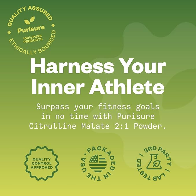 L Citrulline Malate 2:1 Powder, 1 kg, Citrulline Supplement and Citrulline Nitrate for Strength Performance and Energy, Pre-Workout L Arginine L Citrulline Supplement Powder, 334 Servings