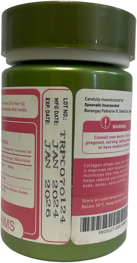 GlutaGenC Glutathione & Collagen Duo by Simplee Supplements, 30 Count (Pack of 2)