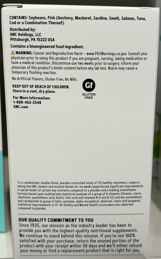 GNC Women's Multivitamin 50 Plus |Supports Bone, Eye, Memory, Brain and Skin Health with Vitamin D, Calcium and B12 | Helps Increase Energy Production | 60 Caplets