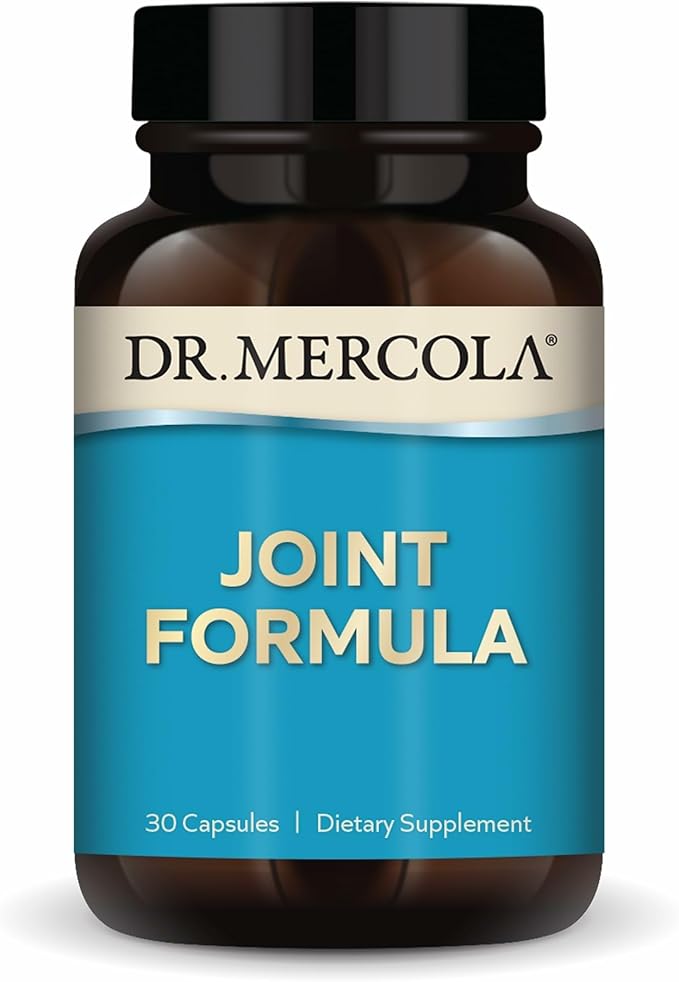 Dr. Mercola Joint Formula - Supports Joint Comfort & Mobility - from Natural Eggshell Membrane - Non-GMO & Gluten-Free - 30 Capsules (30 Servings)