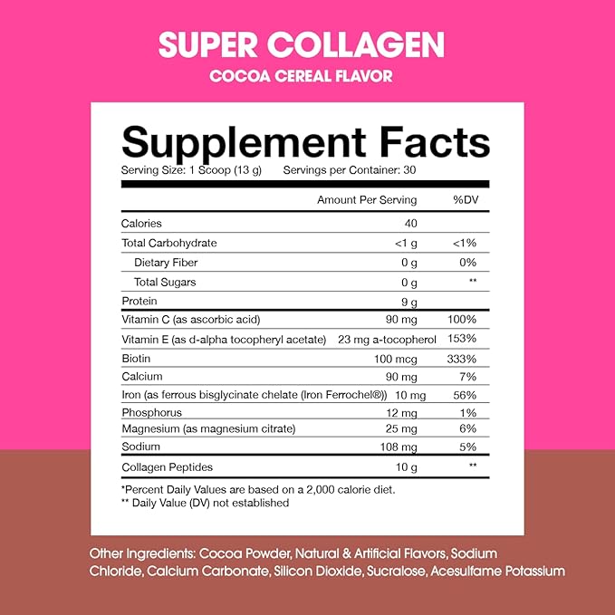 Obvi Multi-Collagen Super Protein Powder (Chocolate Cereal, 14 Oz) | Keto-Friendly, Gluten and Dairy Free | Hydrolyzed Grass-Fed Bovine Collagen Peptides | Supports Gut Health,Healthy Hair, Skin,Nails