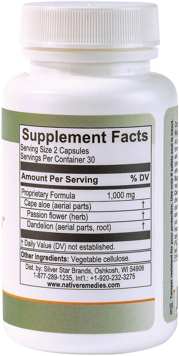 Native Remedies Natural Moves - All Natural Herbal Supplement Promotes Bowel Health and Regularity as Related to Constipation - 60 Veggie Caps