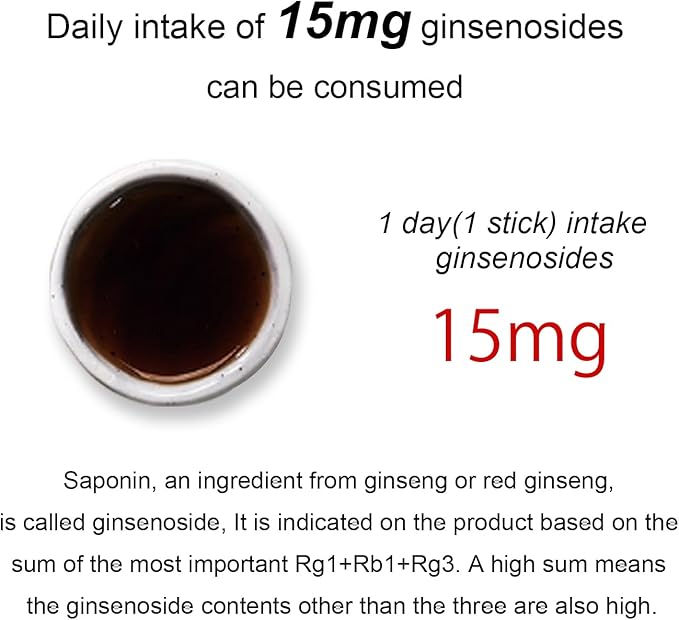 POCHEON KOREAN RED GINSENG Extract Stick, 30% Ginseng Extract, Single Serving Packs - 30 Sticks (10ml x 30), Natural Immune Support
