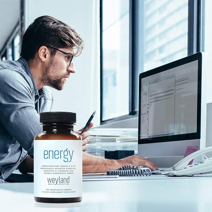 Weyland: Energy - Complimentary Formula w/Botanically Sourced Caffeine, Complete B-Complex and Energy Supportive Herbs