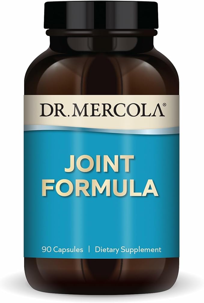 Dr. Mercola Joint Formula - Supports Joint Comfort & Mobility - from Natural Eggshell Membrane - Non-GMO & Gluten-Free - 90 Capsules (90 Servings)