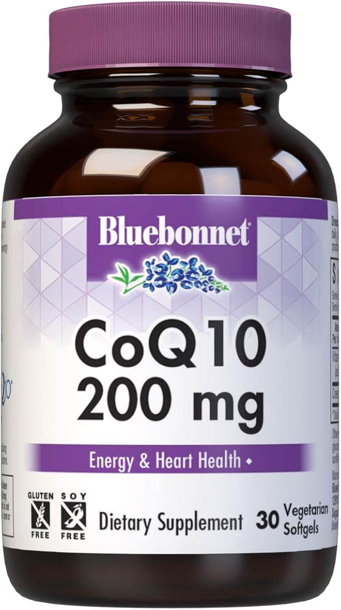 BlueBonnet CoQ-10 Vegetarian Softgels, 200 mg, 30 Count