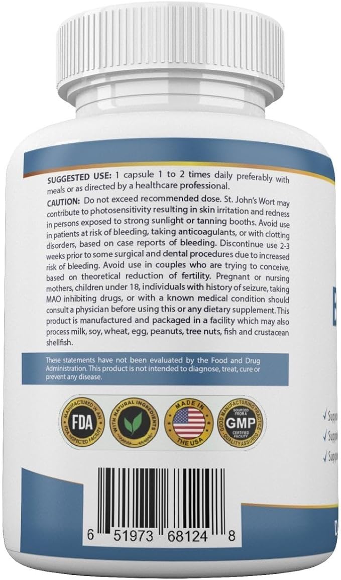 Brain & Memory Pro Health - Natural Support for Cognitive Function - Mind & Memory Supplement for Brain Health - Vegan and Non-GMO - Made in USA – 30 Capsules