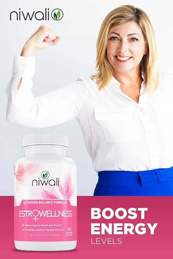 Estrogen Capsule for Women - Female Hormone Balance Supplement Menopause Mood and Energy Support - Restores Healthy Estrogen Levels | 60 Non-GMO Vegetarian Veggie Capsules