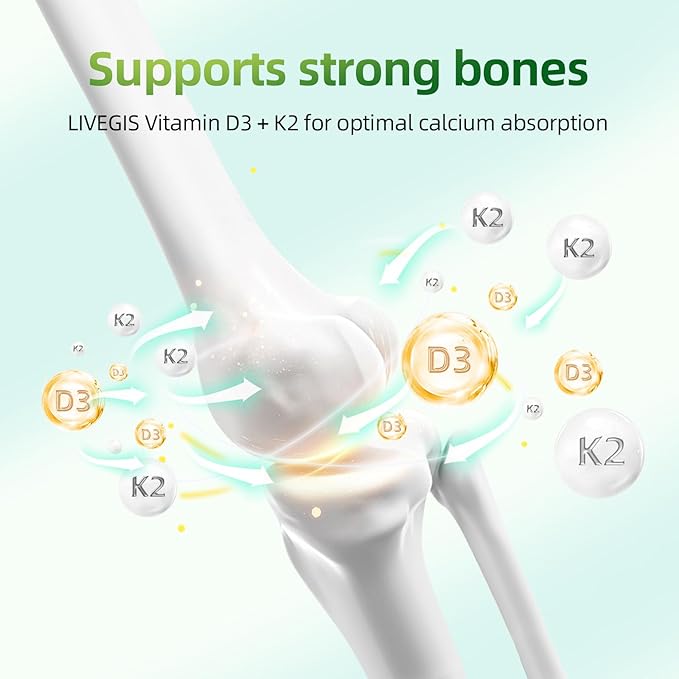 Vitamin D3 K2 Softgels, Vitamin D3 10000 IU with K2 (MK-7) 200 mcg with Coconut Oil Softgels, Easy to Swallow 2 in 1 Vitamins D & K Combo * 3 Packs (270 Counts)