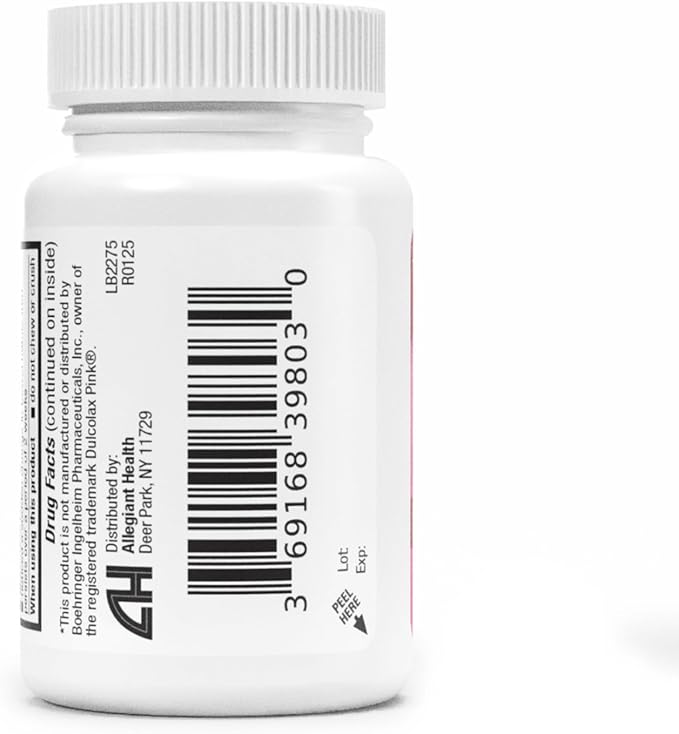 HealthA2Z® Woman's Gentle Laxative | Bisacodyl Stimulant Laxative 5mg | Constipation Relief | Gentle and Reliable | Overnight Relief (250 Tablets)