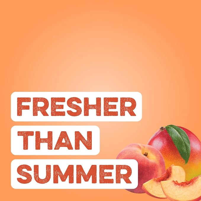 Clean Simple Eats Peach Mango Super Collagen, Grass-Fed, Hydrolyzed Types I, II, & III Collagen, 30 Servings