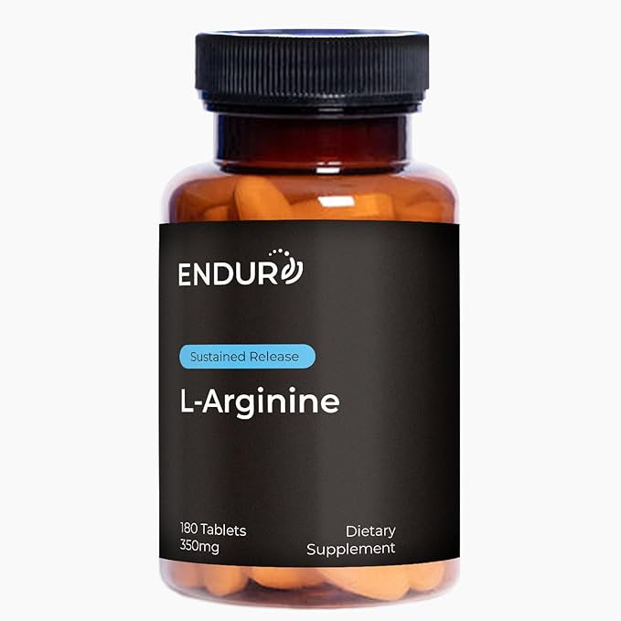 L-Arginine - 350mg Sustained Release for Optimal Absorption - Nitric Oxide Precursor*, 180 Tablets Company