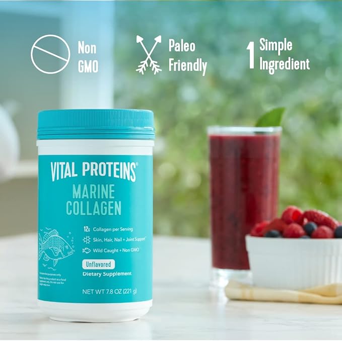 Vital Proteins Collagen Peptides Powder, Unflavored & Marine