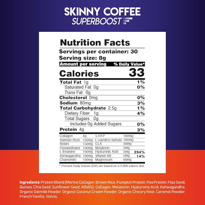 Night Collagen Burn, Nighttime Fat Burner & Weight Loss Support, Natural Deep Sleep SuperLatte, Appetite Suppressant, Skin, Hair, Nails & Joints Support, Superboost 30 Servings (Pack of 3)