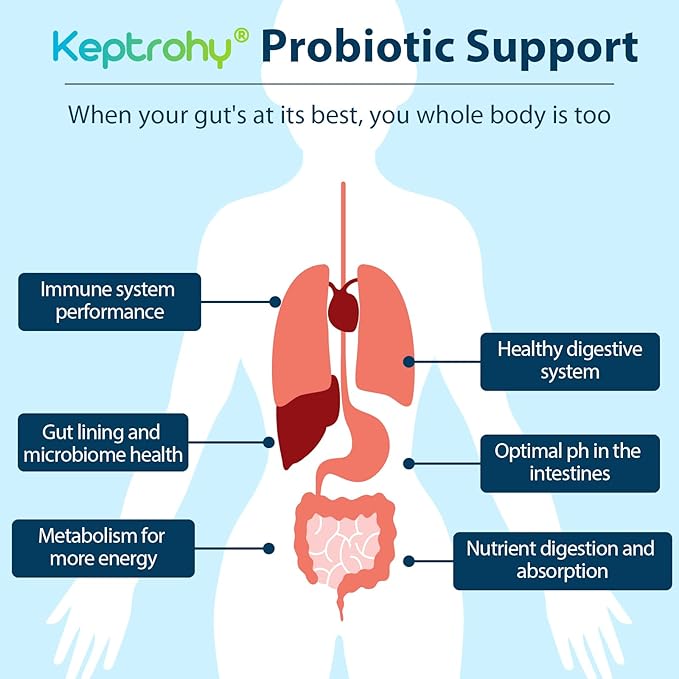 Probiotics for Women & Men, 300 Billion CFU Probiotics from 12 Strains + Organic Prebiotics Blend for Daily Digestive, Immune, Gut, Bloating, Gut Health for Women & Men, Shelf Stable - 60 Capsules