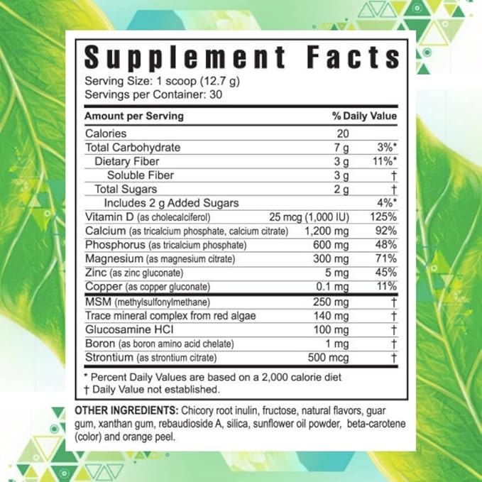 Youngevity Beyond Osteo FX - Tropical Vanilla | Healthy Bone & Joint Support | Multi-Vitamin Powder | 30 Servings (1 Canister)