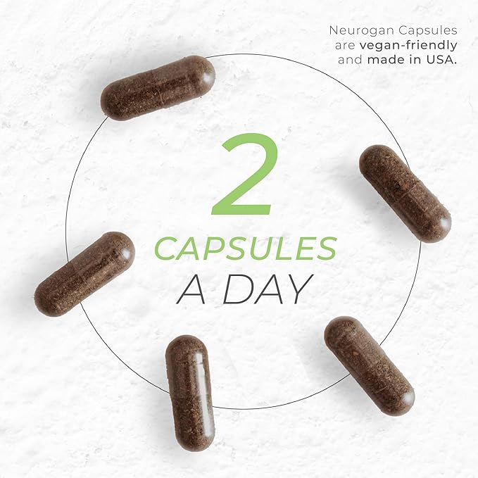 Neurogan Ginkgo Biloba Capsules 13,500,mg | Cognitive Health Supplements for Memory & Focus | Ginkgo Biloba Herbal Supplement, 300mg Per Serving, 90 Ct | Made in USA