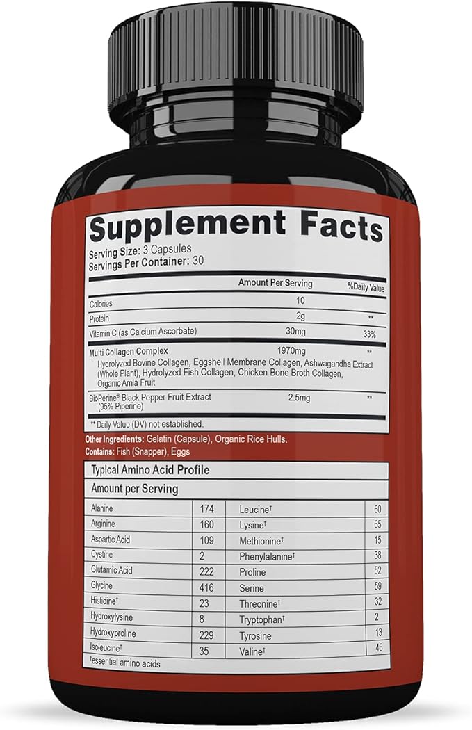 Wholesome Wellness Multi Collagen Protein Powder Hydrolyzed (Type I II III V X) + Super-Absorb Multi Collagen Pills (Type I II III V X) Bundle