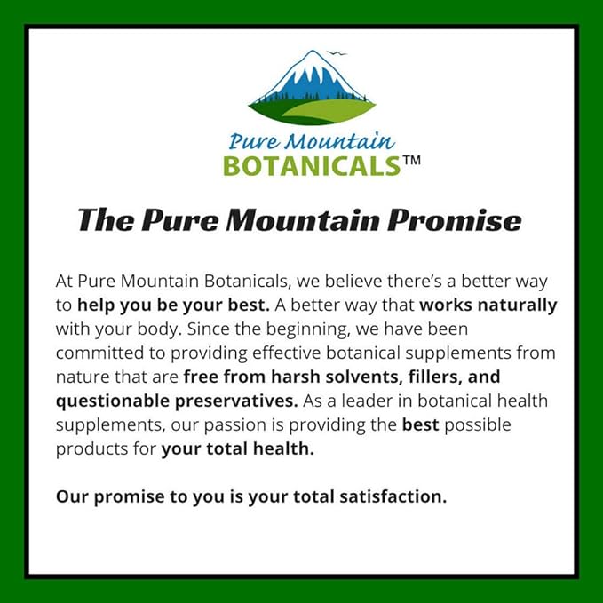 Pure Mountain Botanicals Gingko Biloba Liquid Extract Drops – Alcohol Free Tincture of Wild Harvest Ginkgo Biloba Leaf Supplement