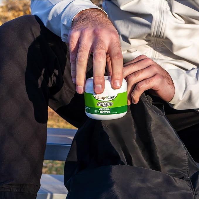 Hempvana Maximum Strength Relief Cream. Hemp Seed Oil for Muscles & Joints, AS-SEEN-ON-TV, Odor-Free, Non-Greasy, Long-Lasting Relief