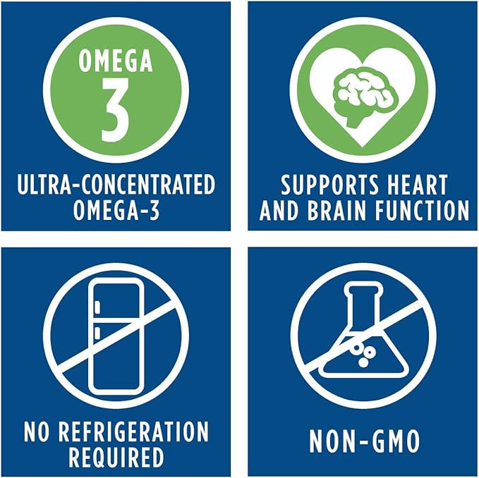 Renew Life Norwegian Gold Adult Fish Oil - Super Critical Omega, Fish Oil Omega-3 Supplement - Gluten & Dairy Free - 60 Burp-Free Softgel Capsules