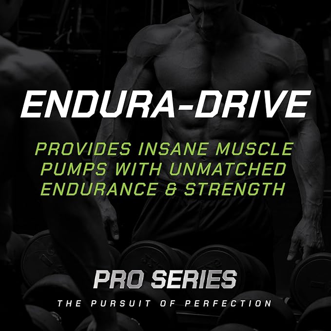 MusclePharm Pro Series ENDURA-DRIVE Pro-Grade Amino Acids Complex with Nootropics | Stim Free Intra Workout & Pre Workout Powder for Endurance & Recovery | Strawberry Watermelon, 1.6 lbs. 30 Servings