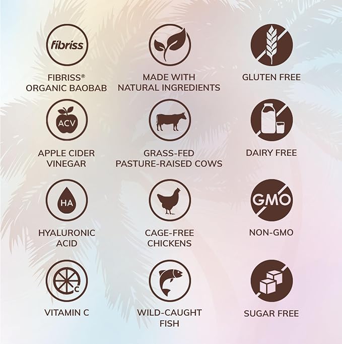 SkinnyFit - Super Youth, Chocolate (30 Servings) - Multi Collagen Peptides Powder - Probiotics, Fiber, Hyaluronic Acid - Collagen for Women - Non GMO, Gluten Free, Sugar Free - Beauty & Self Care