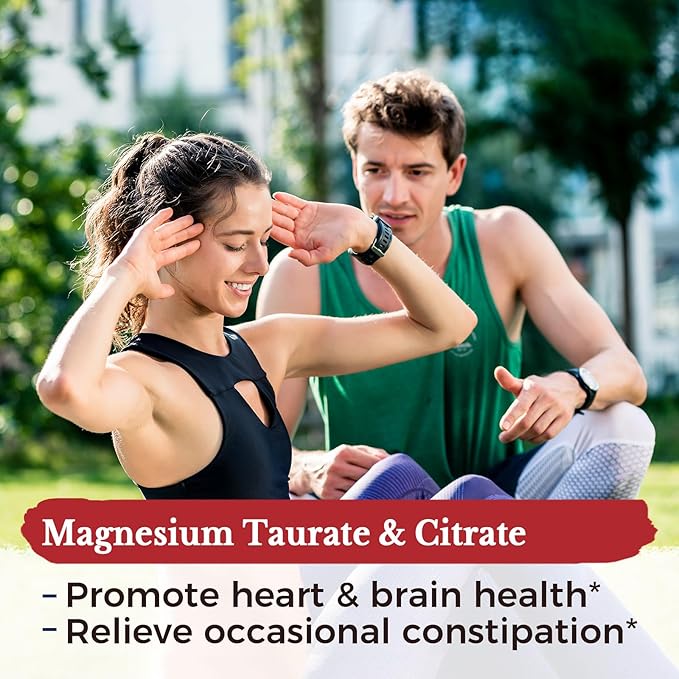 Vitalitown Magnesium Complex Supplement 500mg - Maximized Absorption Chelated Magnesium Glycinate, Malate, Taurate & Citrate - Vegan Non-GMO 120 Capsules for Sleep, Muscle, Energy & Heart