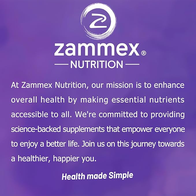 Zammex Multi Collagen Peptides, 5 Types of Hydrolyzed Collagen Unflavored Protein Powder, 60 Serving, Premium Grass-Fed Beef, Chicken, Wild Fish, Eggshell, Keto & Paleo Friendly, Easy Mix