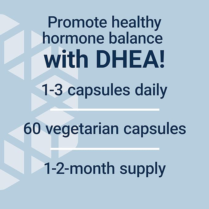 Life Extension DHEA - For Hormone Balance, Immune Support, Sexual Health, Bone & Cardiovascular Health and Anti-Aging and Mood Support Non-GMO, Gluten-Free - 60 Vegetarian Capsules