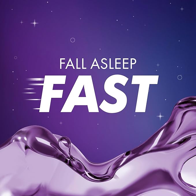 ZzzQuil, Sleep Aid, Nighttime Sleep Aid Liquid, 50 mg Diphenhydramine HCl, Fall Asleep Fast, Non-Habit Forming, Warming Berry Flavor, 12 FL OZ (Pack of 2)