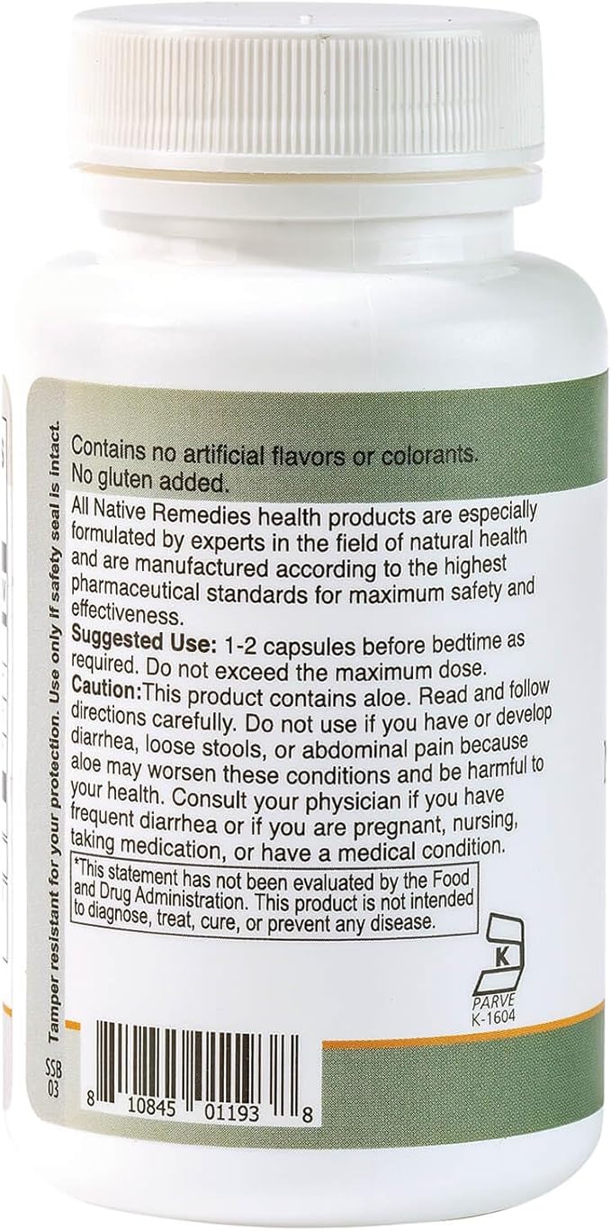 Native Remedies Natural Moves - All Natural Herbal Supplement Promotes Bowel Health and Regularity as Related to Constipation - 60 Veggie Caps