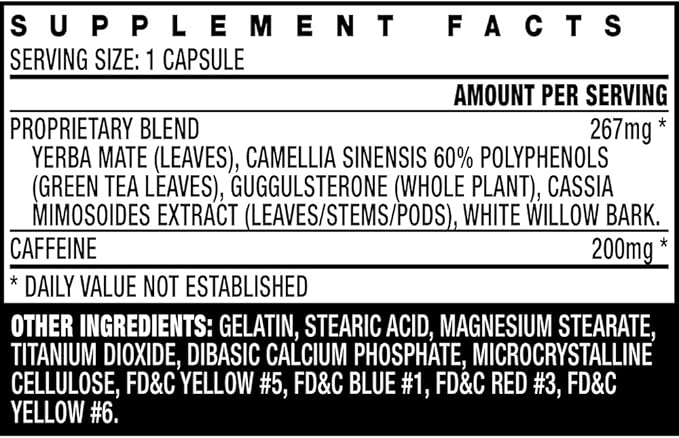 Stacker 2 Fat Burner Capsules, Ephedra Free, 100-Count Bottle