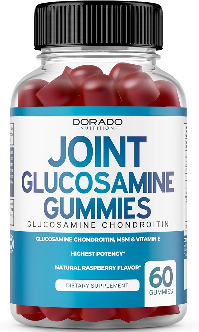 Pumpkin Seed Oil (60 Count ) Hair Growth and Bladder Control - Sugar Free Gummy - Orange Flavor and Glucosamine Chondroitin Joint Supplement (60 Count) Joint Supplements for Adult - Vegan & USA Made