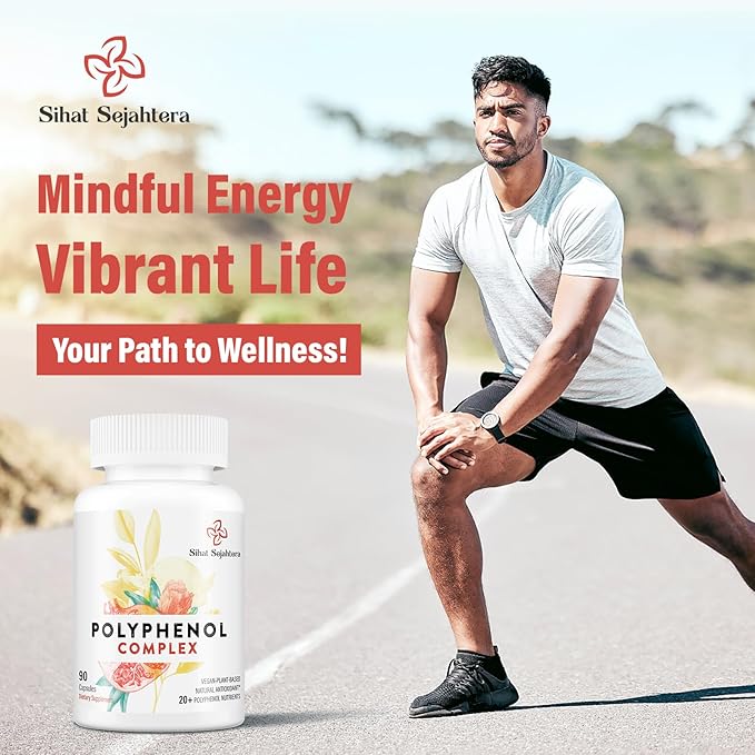 67,500 MG Polyphenols Supplement - Powerful Antioxidants & Polyphenol for Age Defense, Polyphenol Superfood, Quercetin, Resveratrol, Green Tea, Plant-Based & Energy, Immune Support, 360 Capsules