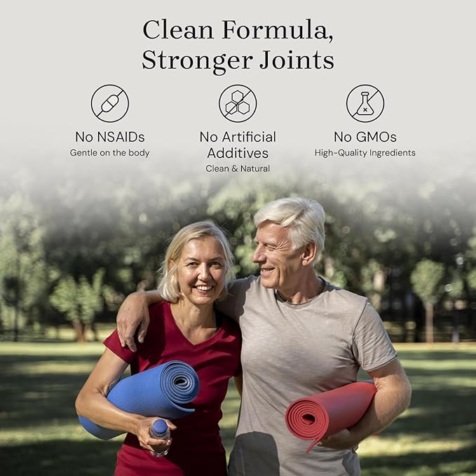 Turmeric Curcumin Supplement with Glucosamine, Chondroitin & MSM – Joint Support for Mobility, Flexibility & Comfort – Active Lifestyle Formula – 60 Capsules