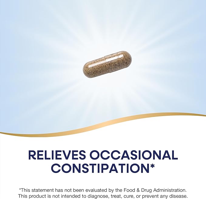 Nature's Way Aloe Latex with Fennel, For Occasional Constipation*, Non-GMO Project Verified, Gluten free, 100 Vegan Capsules (Packaging May Vary)