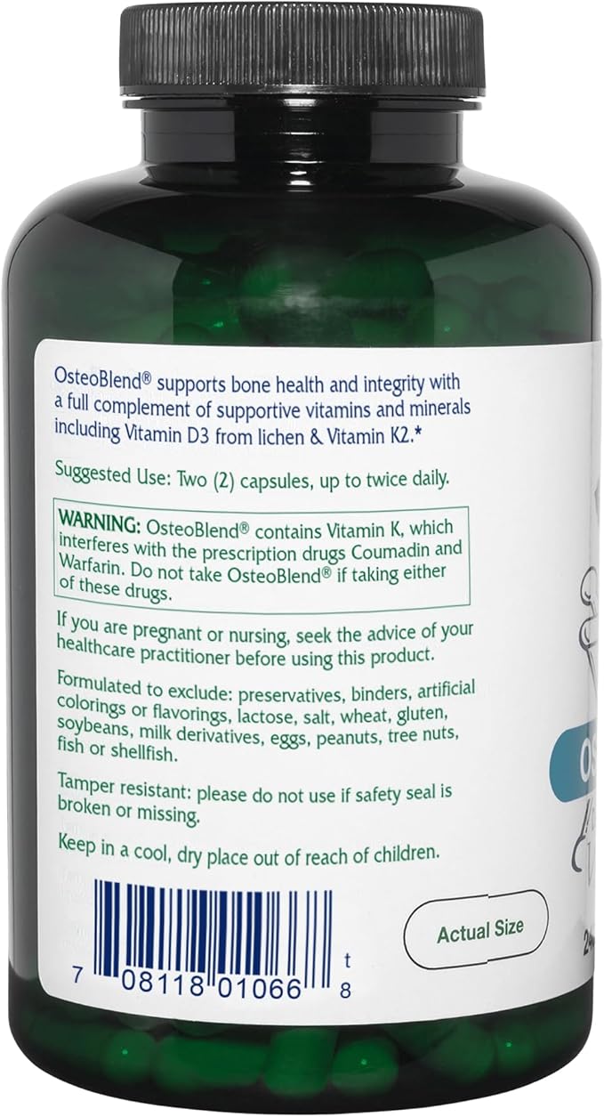 Vitanica, OsteoBlend, Bone Support, Vegan, 240 Capsules