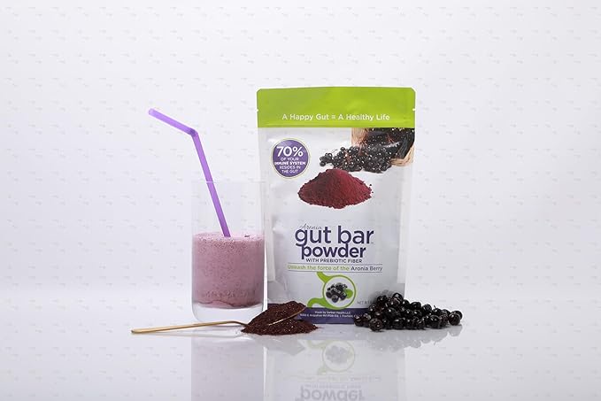 Organic Aronia Berry Powder | 52 Servings | Aronia Extract from Black Chokeberry Plant | Black Chokeberry Supplement | Rich in Polyphenols | Aronia Berry Powder Organic