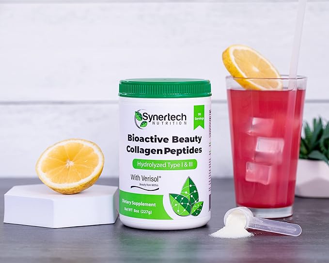 Bioactive Hydrolyzed Collagen Peptides Powder (90 Servings) | Type I & III with VERISOL & 18 Amino Acids | Non-GMO, Grass Fed, Gluten Free, Keto-Friendly
