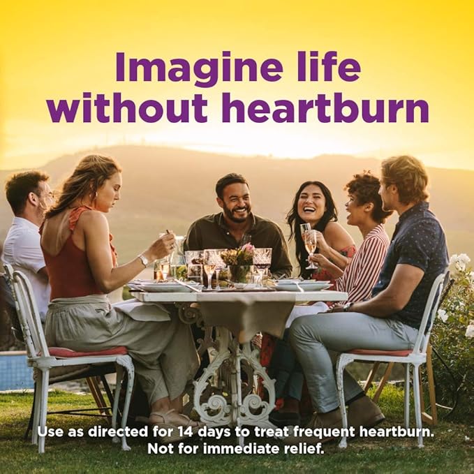 Amazon Basic Care Esomeprazole Magnesium Delayed Release Capsules, 20 mg, Acid Reducer, Heartburn Medicine, 42 Count