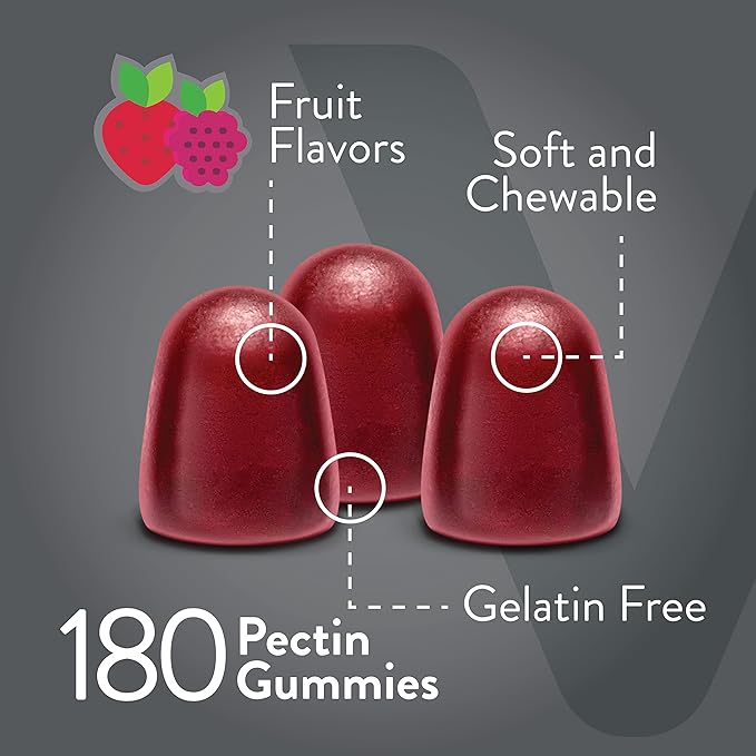 VITEEY Prebiotic Fiber Gummies for Adults, 7g - Zero Sugar Added - Fiber Supplement for Digestive Health Regularity & Natural Weight Support - Vegan, Gelatin Free - Chewable Fruit Flavored Gummy