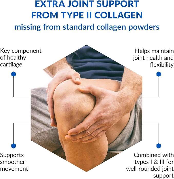 BioTrust Tri Collagen Powder - 3-in-1 Hydrolyzed Collagen Peptides Powder (Types I, II, & III) - Grass Fed Collagen Protein Powder for Anti Aging, Skin, Hair, Bone & Joint Health - Unflavored, 2-Pack