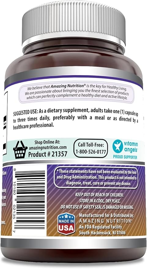 Amazing Formulas L-Arginine Supplement | 500 Mg Per Serving | Capsules | Amino Acid Supplement for Men & Women | Non-GMO | Gluten Free | Made in USA (2 Pack | 250)