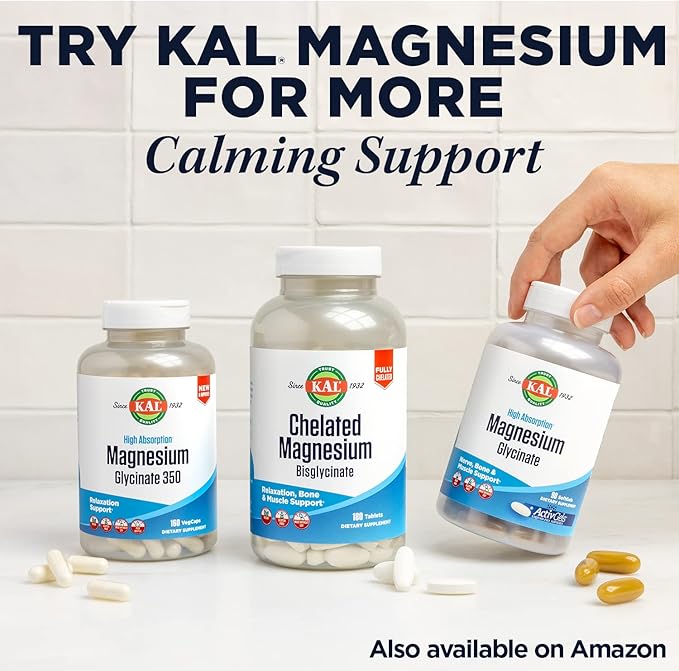KAL Glucosamine Chondroitin MSM D-3, Joint Support Supplement, 1,500 mg of Glucosamine Sulfate, 1,200 mg of Chondroitin Sulfate, 1,000 mg of MSM, Plus Vitamin D3 & Vitamin C, 40 Servings, 120 Tablets