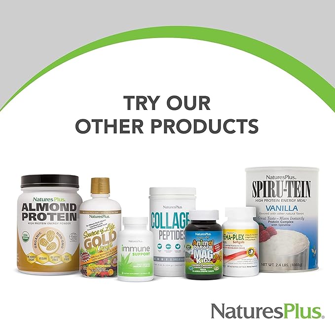 NaturesPlus Biotin, Sustained Release - 90 Tablets - Vegetarian, Gluten Free - 90 Servings