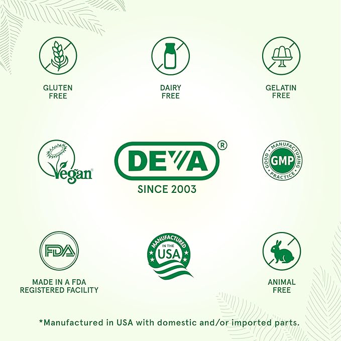 DEVA Vegan Biotin Supplement 6000 mcg – Easy-to-Swallow Vitamin B7, Tiny Tablets, 90 Count